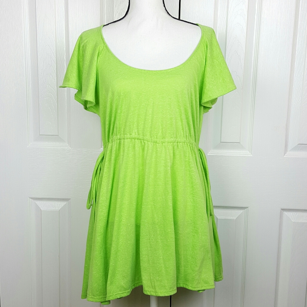 Free People Beach Green Swim Cover